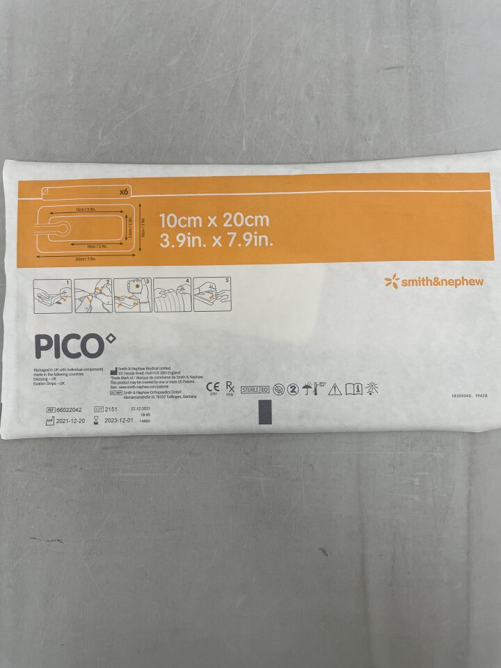 66022042-D - SMITH & NEPHEW - PICO NPWT Dressing, 10cm x 20cm (Dressing Only), () - ( Expiry Date: 2023-12-01 )