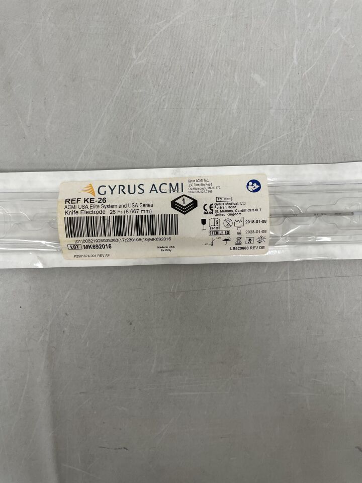 KE-26 - GYRUS ACMI - Knife Electrode 26F, (EA) - ( Expiry Date: 2023-01-08 )