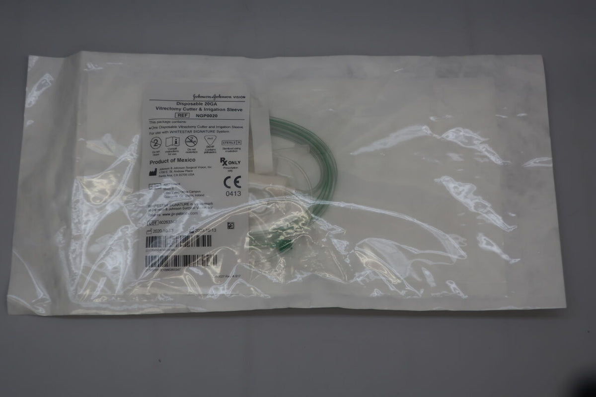 NGP0020 - JOHNSON & JOHNSON - VITREOUS CUTTER and Irrigation Sleeve, 20G, Hight Speed, (EA)