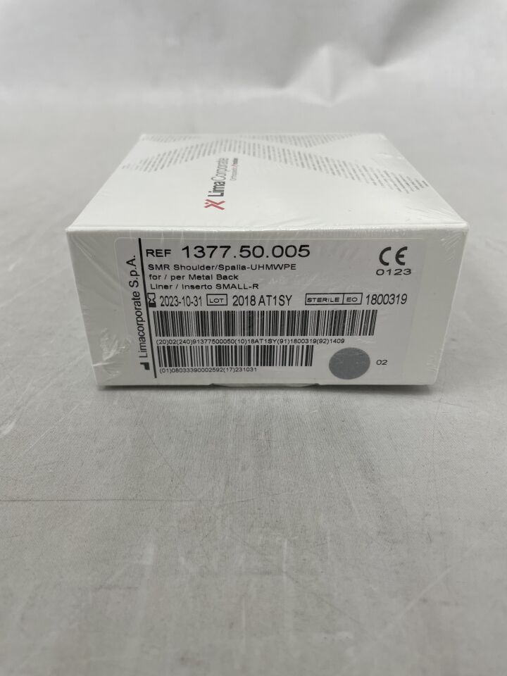 1377.50.005 - LIMACORPORATE - SMR System - Metal Back Liner Small-R, (BX/1) - ( Expiry Date: 2023-10-31 )