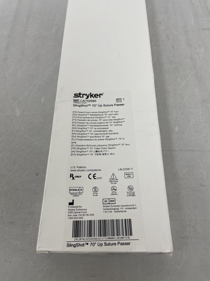 CAT02590 - STRYKER - SlingShot Single Portal Capsule Restoration, 70° Up, (BX/1) - ( Expiry Date: 2024-06-02 )