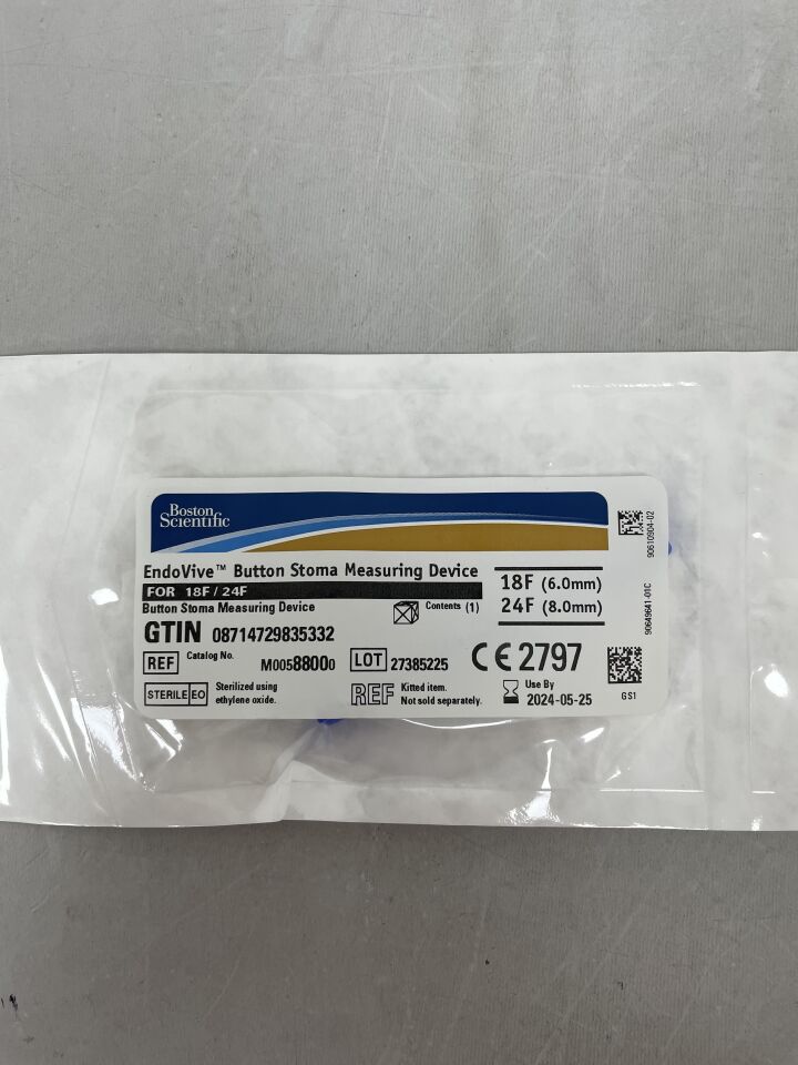8800 - BOSTON SCIENTIFIC - EndoVive Button Stoma Measuring Device, 18F/24F , (EA) - ( Expiry Date: 2024-05-25 )
