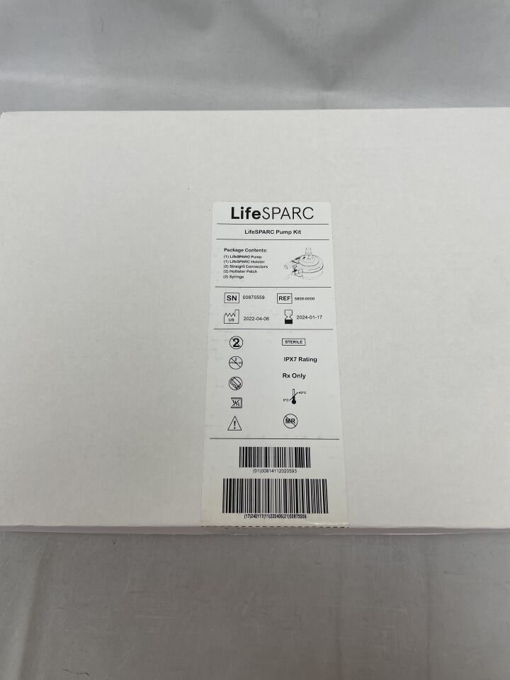 5800-0000 - CARDIACASSIST - LifeSPARC Blood Pump Kit, (BX/1) - ( Expiry Date: 2024-01-17 )