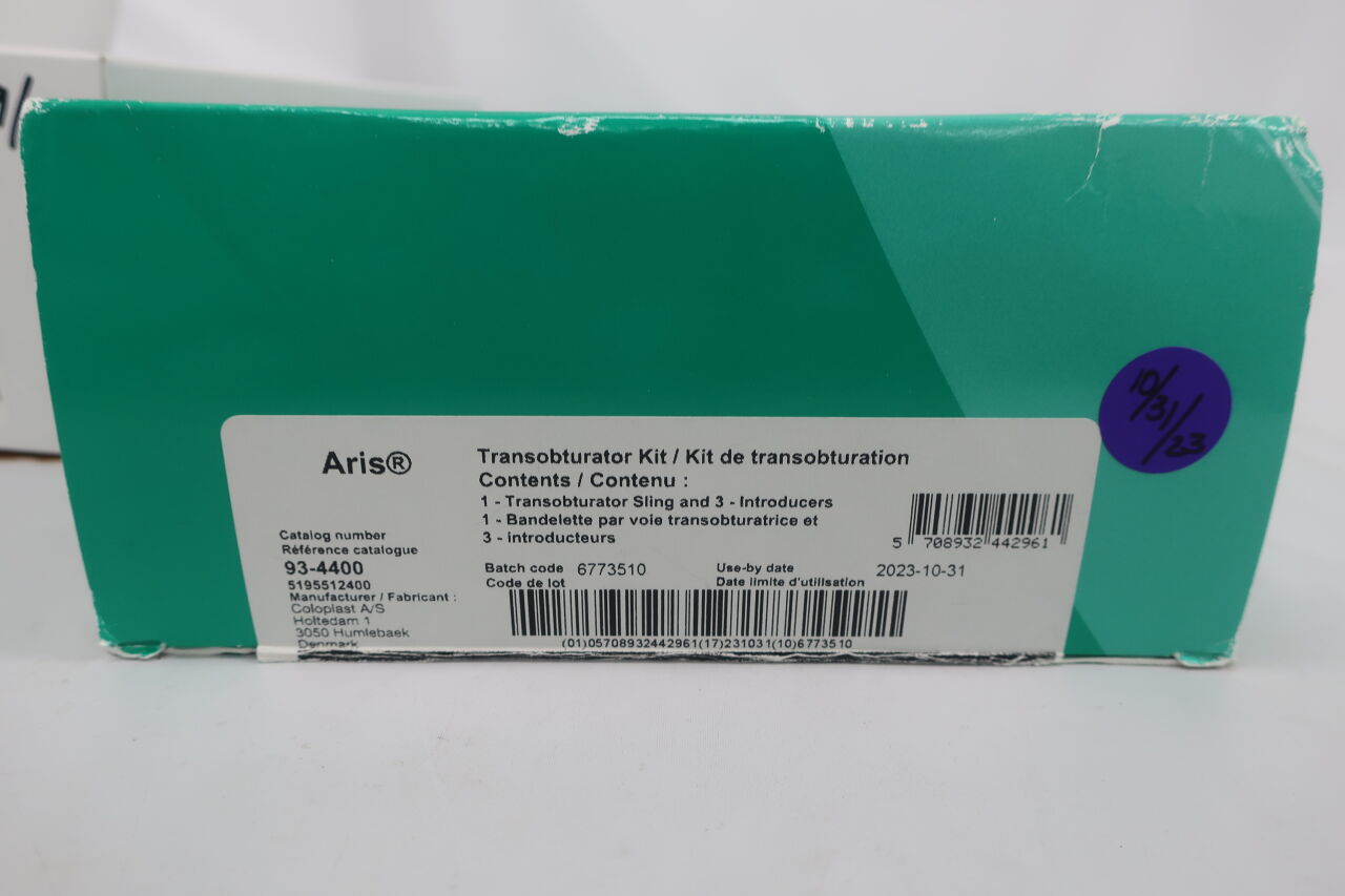 93-4400 - COLOPLAST - Aris Transobturator Kit, (BX/1) - ( Expiry Date: 2025-02-28 )