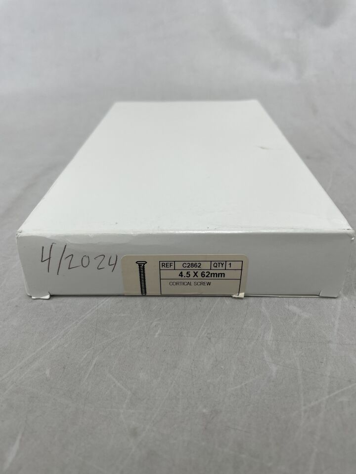 C2862 - CONMED - Cortical Screw 4.5mm x 62mm, (BX/1) - ( Expiry Date: 2024-04-16 )