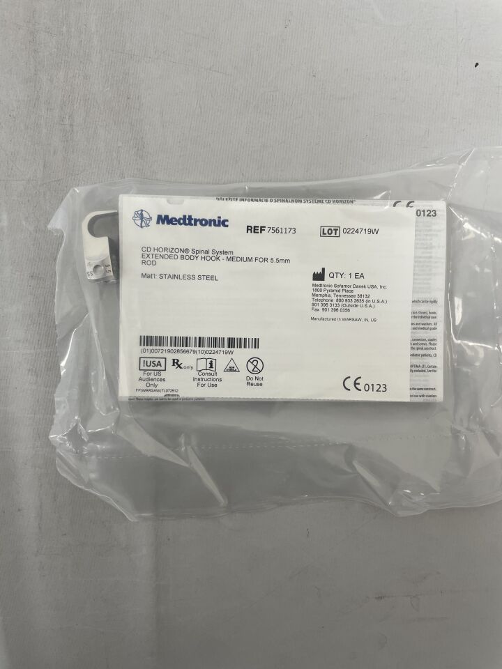 7561173 - MEDTRONIC - CD HORIZON Spinal System Extended Body Hook, Medium , ( EA ) - ( Expiry Date : 2099-12-31 )
