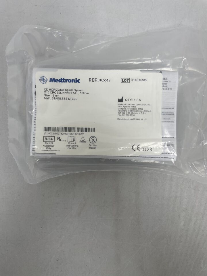 8105519 - MEDTRONIC - CD HORIZON Spinal System X10 CROSSLINK Plate, 19mm , ( EA ) - ( Expiry Date : 2099-12-31 )
