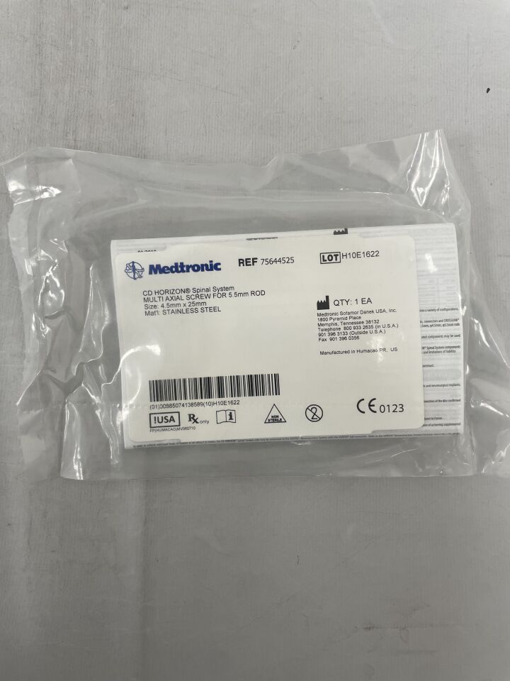 75644525 - MEDTRONIC - CD HORIZON Spinal System Multi Axial Screw, 4.5 x 25mm , ( EA ) - ( Expiry Date : 2099-12-31 )