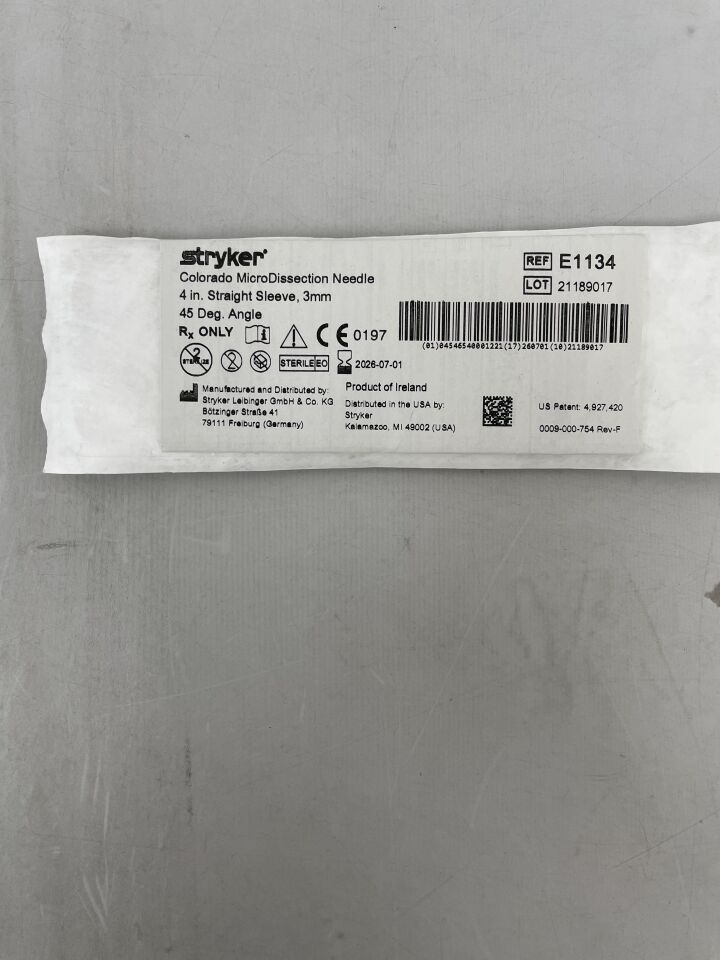 E1134 - STRYKER - Colorado Microdissection Needle, 3 mm , ( EA ) - ( Expiry Date : 2026-07-01 )