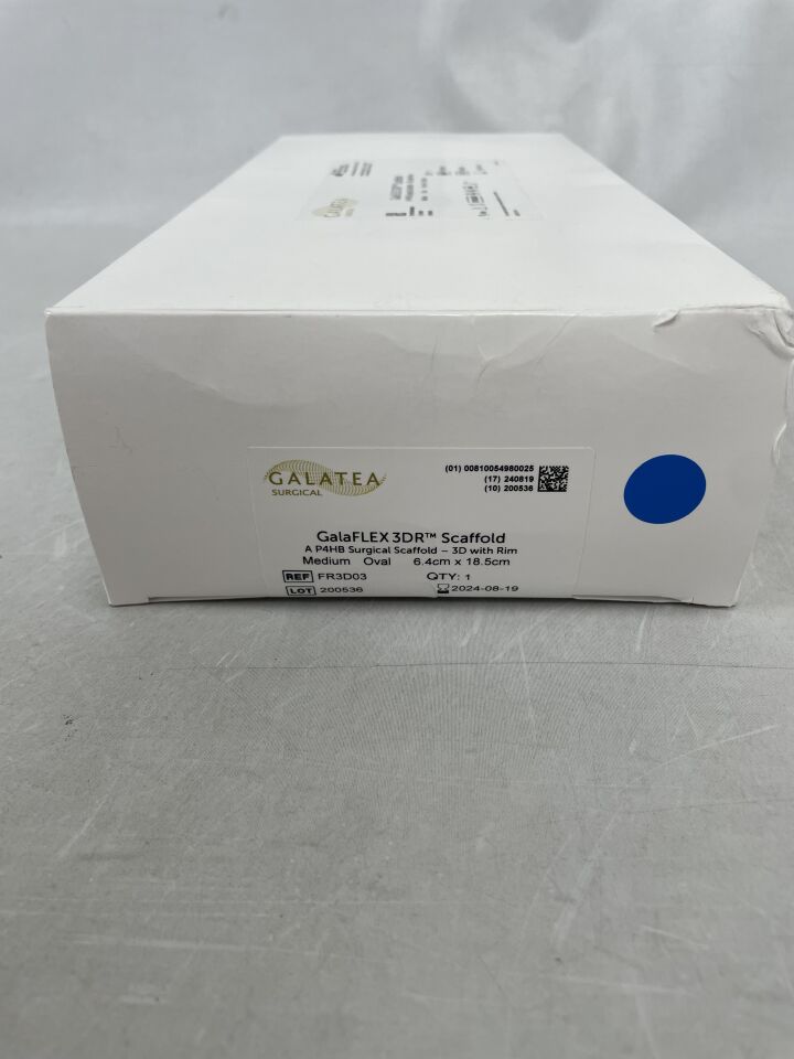 FR3D03 - TEPHA - GalaFLEX 3DR Scaffold, 6.4 cm x 18.5 cm, Medium Oval , (BX/1) - ( Expiry Date: 2024-08-19 )