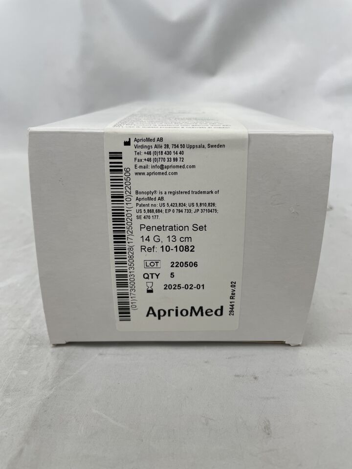 10-1082 - APRIOMED - Bonopty Penetration Set 14G, 13 cm, (BX/5) - ( Expiry Date: 2025-02-01 )