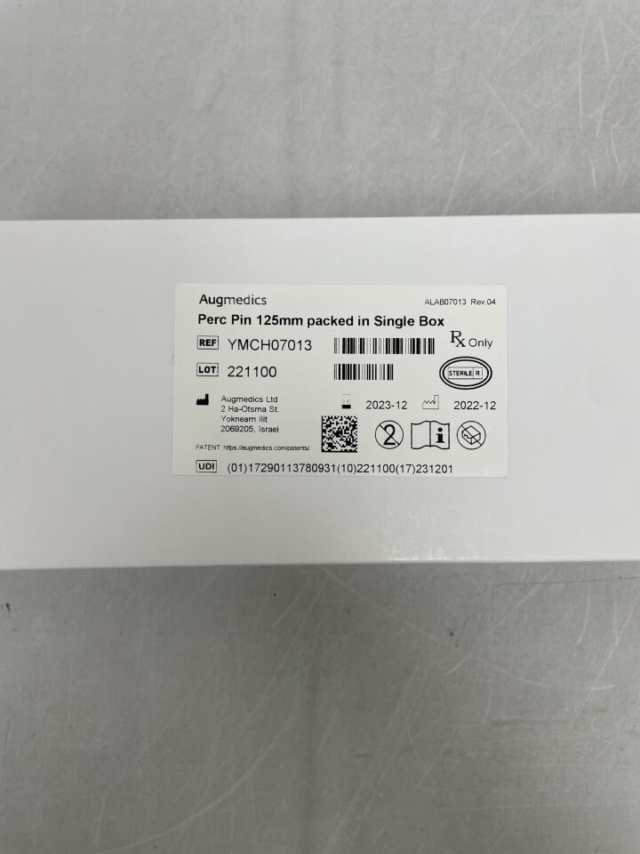 YMCH07013 - AUGMEDICS - Perc Pin, 125mm, (BX/1) - ( Expiry Date: 2023-12-01 )