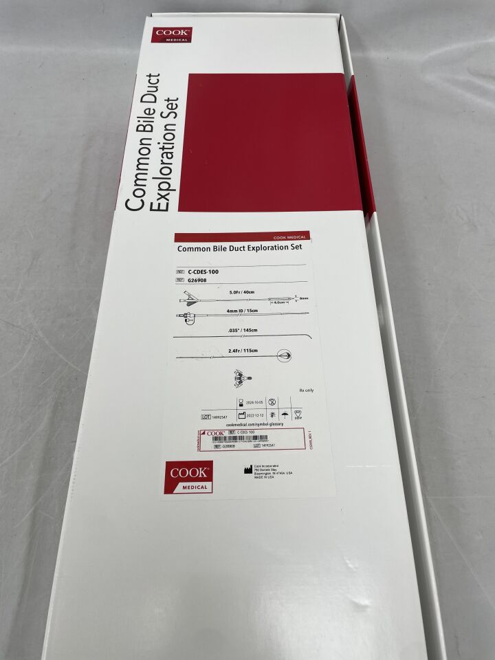 G26908 - COOK - Common Bile Duct Exploration Set, (BX/1) - ( Expiry Date: 2024-10-05 )