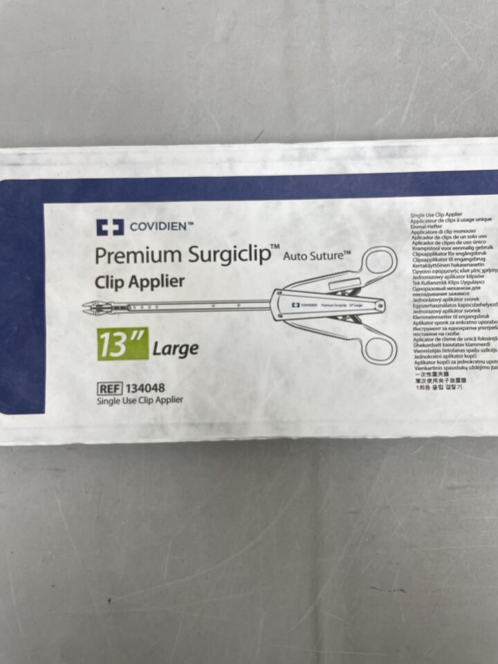 134048 - COVIDIEN - Premium Surgiclip Clip Applier, Large 13.0", () - ( Expiry Date: 2024-05-07 )