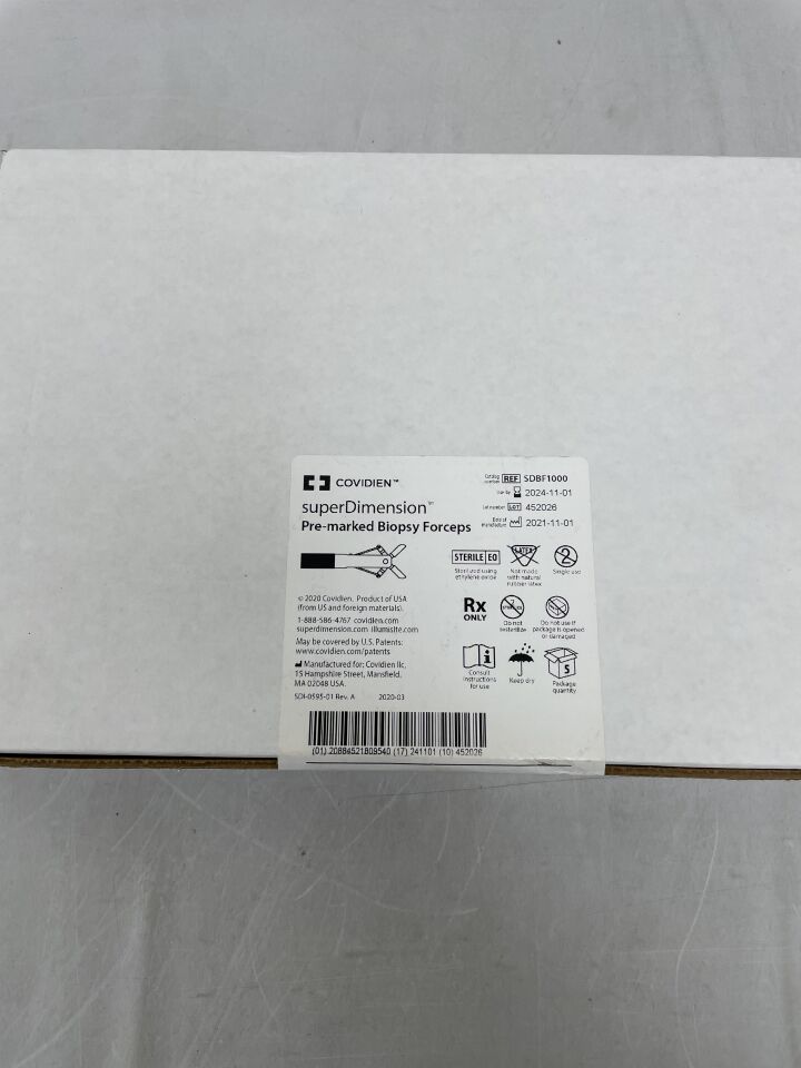 SDBF1000 - COVIDIEN - SuperDimension Pre-Marked Biopsy Forceps 1.7mm x 110cm, (BX/5) - ( Expiry Date: 2024-11-01 )