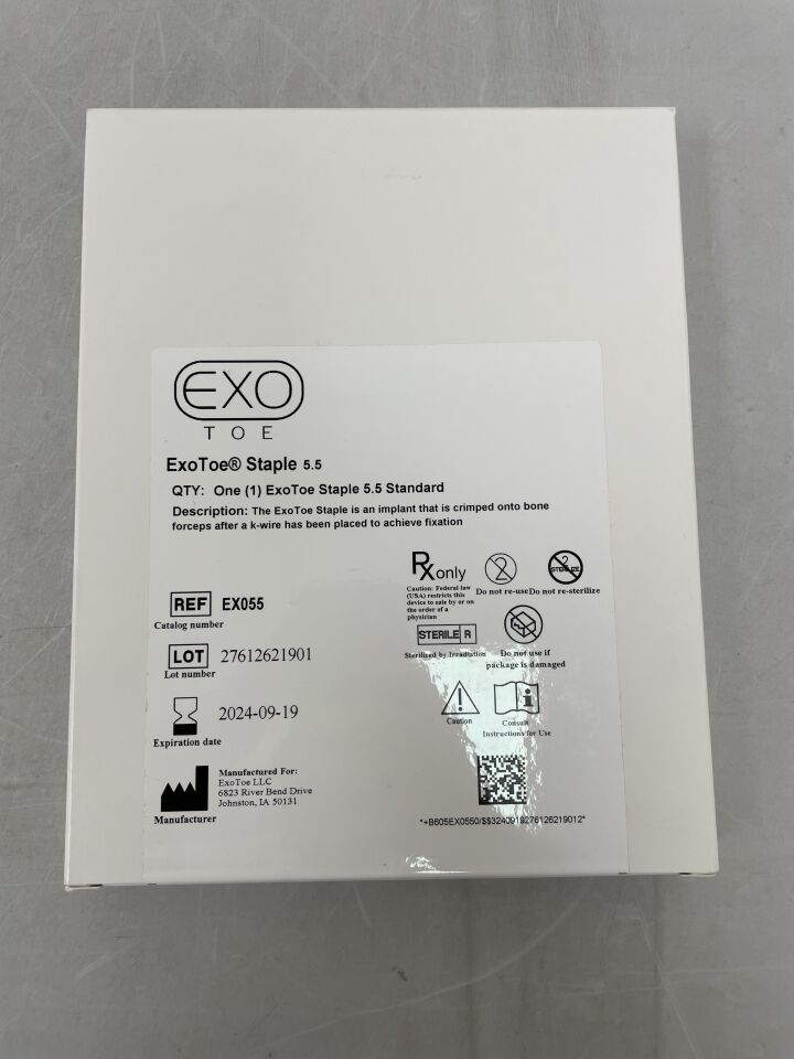 EX055 - EXOTOE - ExoToe Staple 5.5, (BX/1)