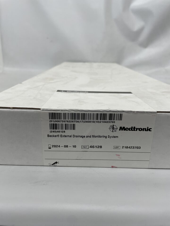 46128 - MEDTRONIC - Becker External Drainage and Monitoring System, (BX/1) - ( Expiry Date: 2024-08-10 )
