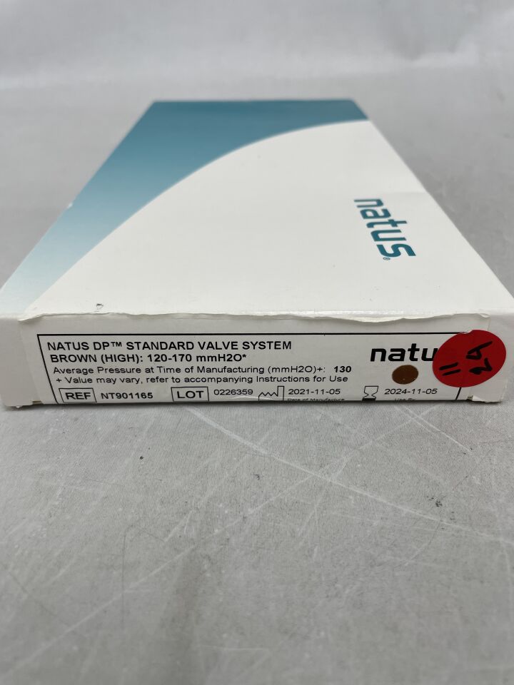 NT901165 - NATUS - DP Standard Valce System, Brown, High, 120-170mmH2O, (BX/1) - ( Expiry Date: 2024-11-05 )