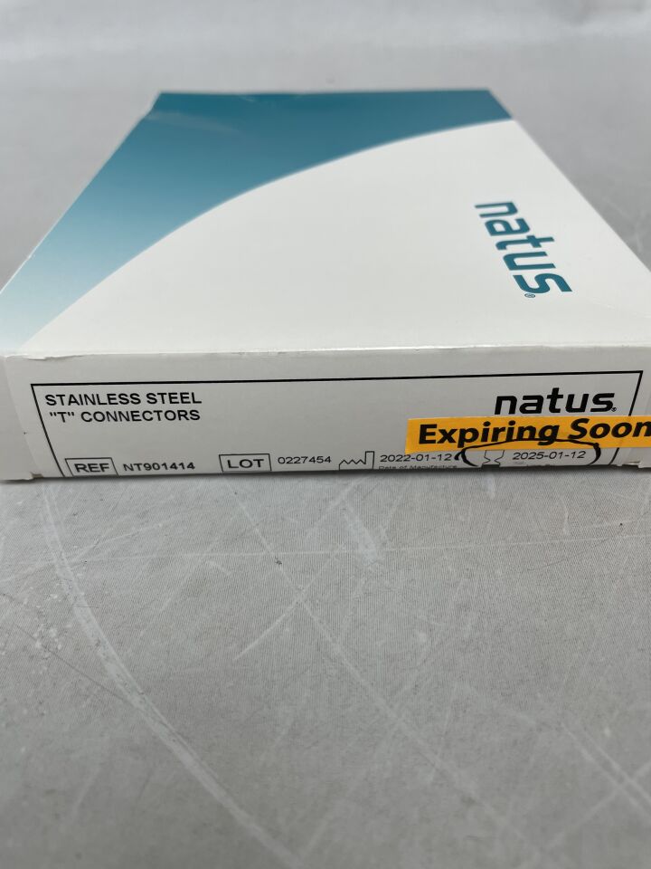 NT901414 - NATUS - Stainless Steel T Connector, () - ( Expiry Date: 2025-01-12 )