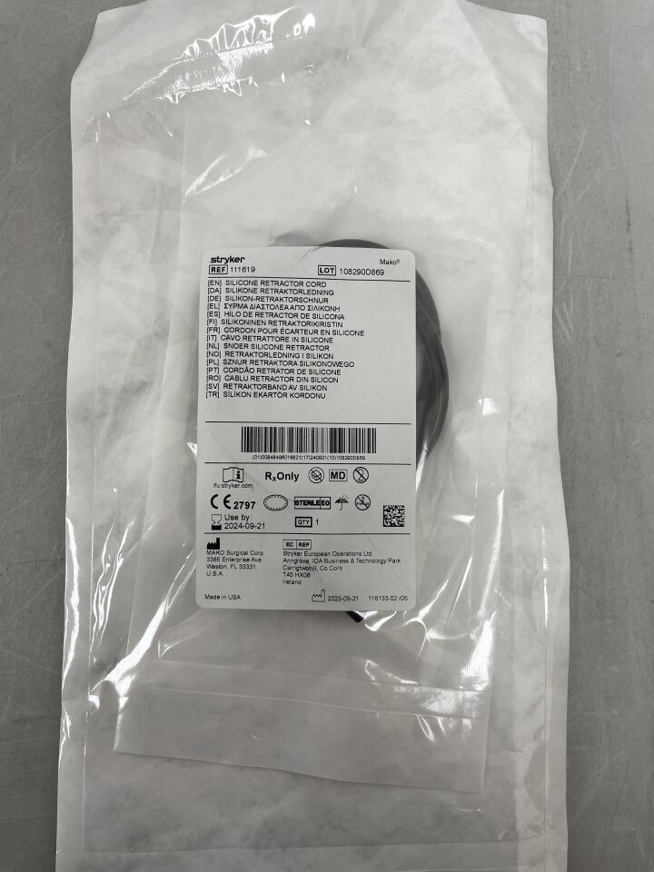 111619 - STRYKER - Silicone Retractor Cord, (EA) - ( Expiry Date: 2024-09-21 )