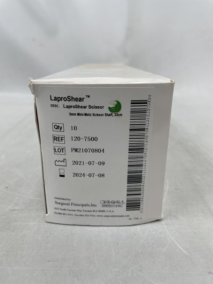 120-7500 - SURGICAL PRINCIPALS - Logi Cut Mini Scissor 10mm Single Use Insert, 320mm, (BX/10) - ( Expiry Date: 2024-07-08 )