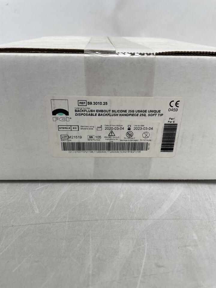 S9.3010.25 - FCI - disposable backflush handpiece 25g, soft tip, (BX/5) - ( Expiry Date: 2023-03-04 )