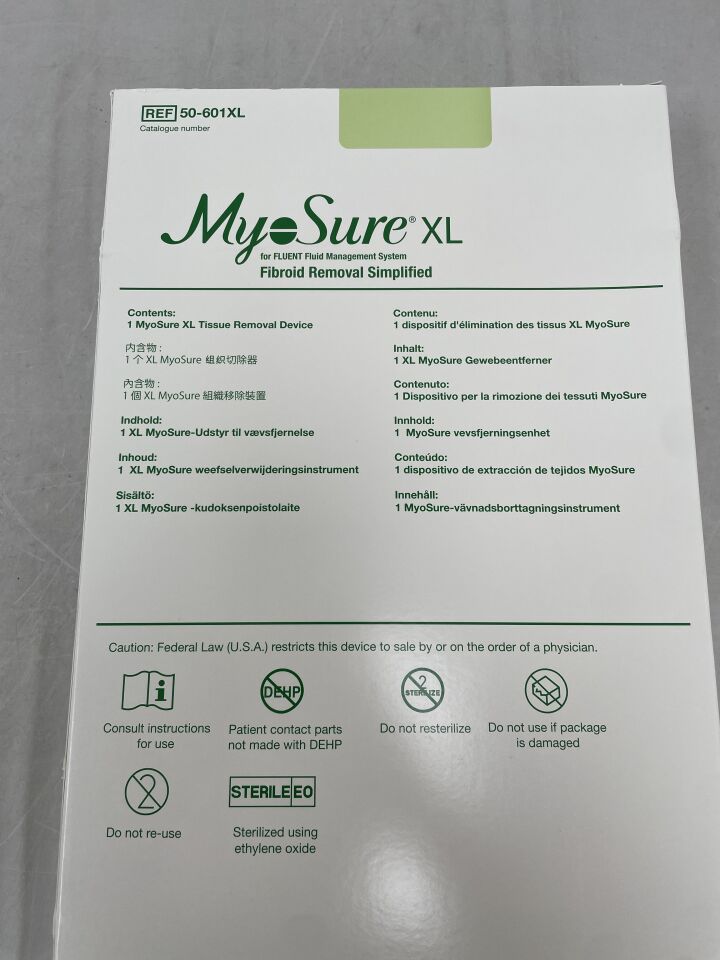 50-601XL - HOLOGIC - myosure xl tissue removal device for fluent, (BX/1) - ( Expiry Date: 2024-08-01 )