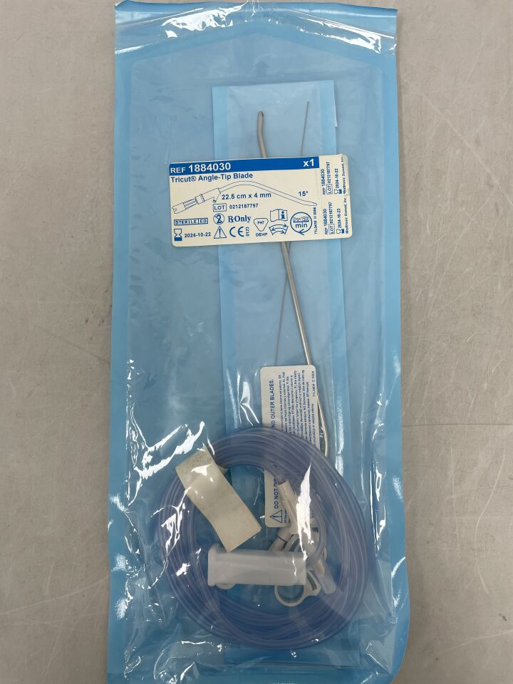 1884030 - MEDTRONIC - 4.0mm Tricut Angle-Tip Blade, 22.5cm, () - ( Expiry Date: 2024-10-22 )