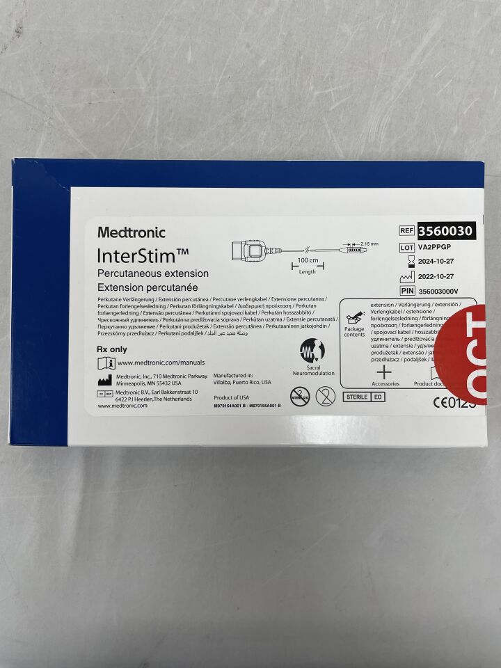 3560030 - MEDTRONIC - InterStim Percutaneous Extension, 2.16mm x 100cm, (BX/1) - ( Expiry Date: 2024-10-27 )