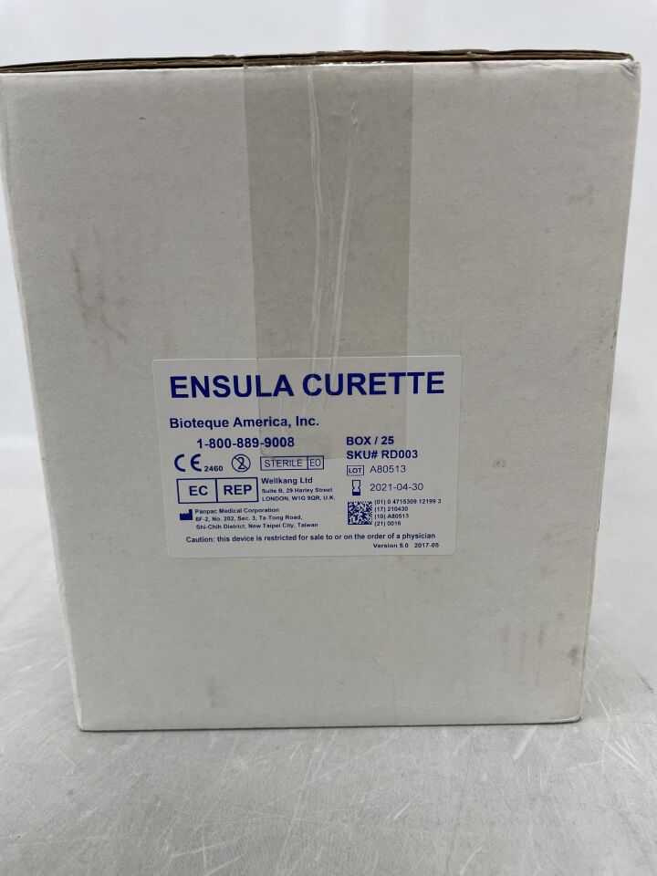 RD003 - PANPAC MEDICAL - Ensula Curette, 3mm, (BX/25)