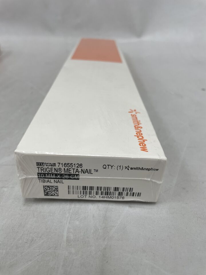 71655126 - SMITH & NEPHEW - Trigen Meta-Nail, Tibial Nail, 8.5mm x 26cm, (BX/1) - ( Expiry Date: 2024-08-01 )