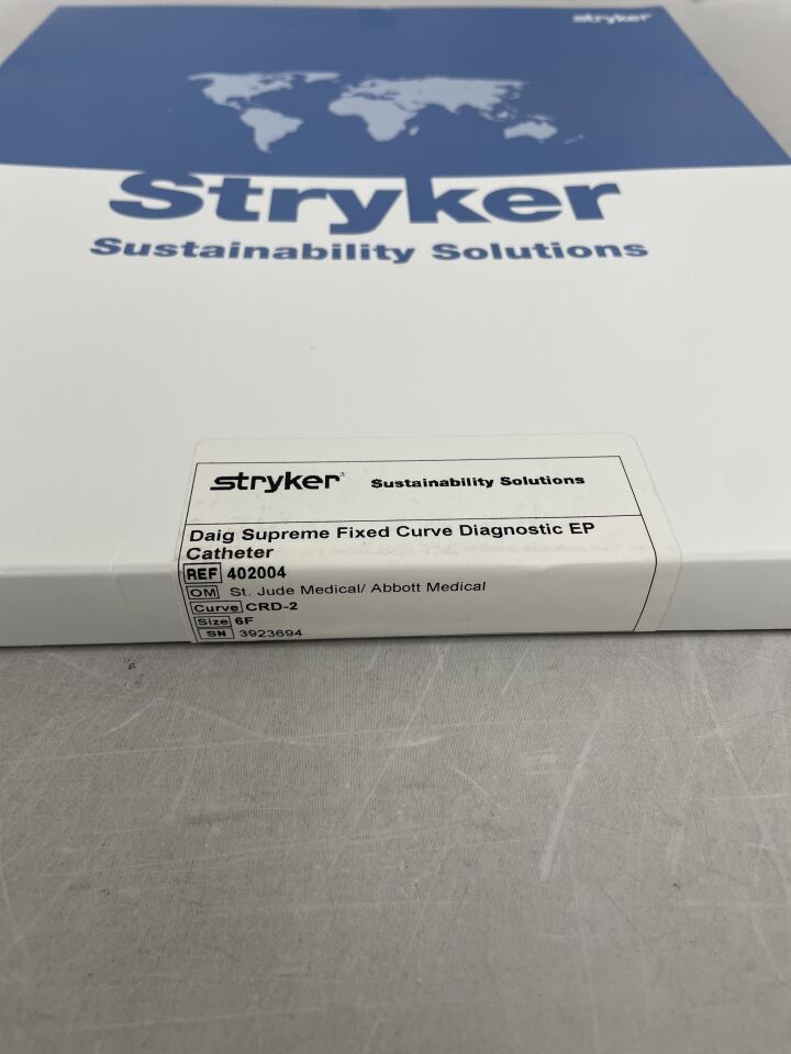 402004REP - STRYKER - SJM Supreme Electrophysiology Catheter - 5mm - CRD-2 - 6Fr x 120cm - Reprocessed, (BX/1) - ( Expiry Date: 2024-04-04 )