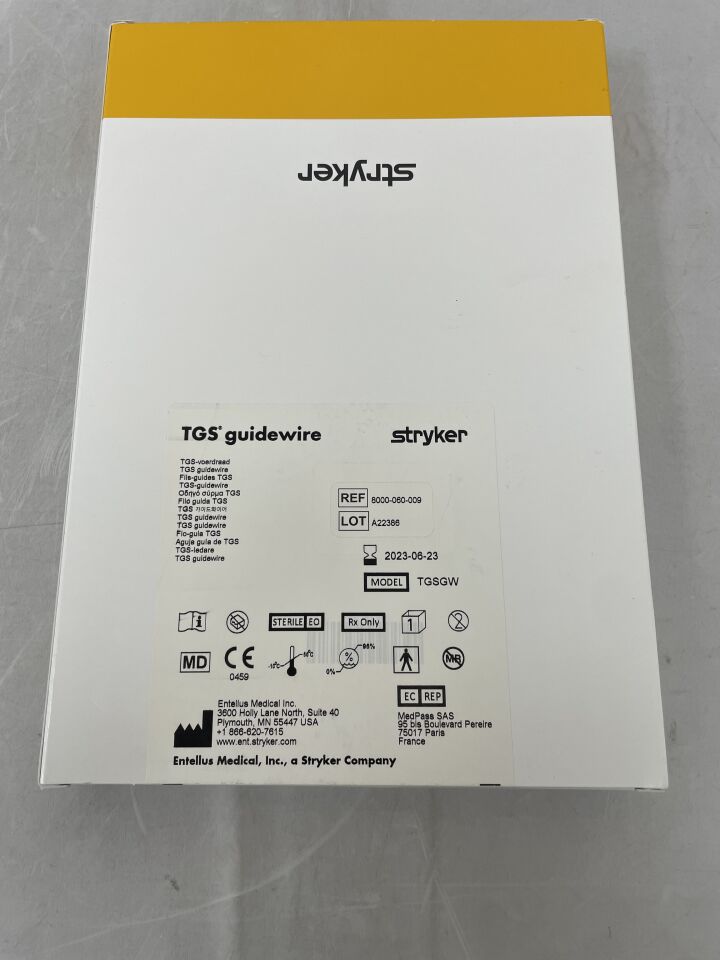 8000-060-009 - STRYKER - TGS Guidewire for XprESS LoProfile System, (BX/1) - ( Expiry Date: 2023-06-23 )