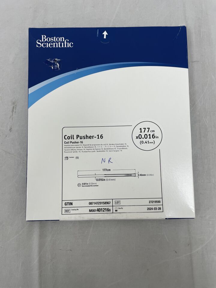 401216 - BOSTON SCIENTIFIC - Coil Pusher-16, 177cm x .016in , (BX/1) - ( Expiry Date: 2024-03-28 )