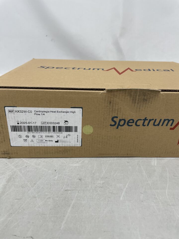 HX32W-C0 - Spectrum Medical - Cardioplegia High Flow Heat Exchanger, 1/4, (BX/4) - ( Expiry Date: 2025-01-17 )