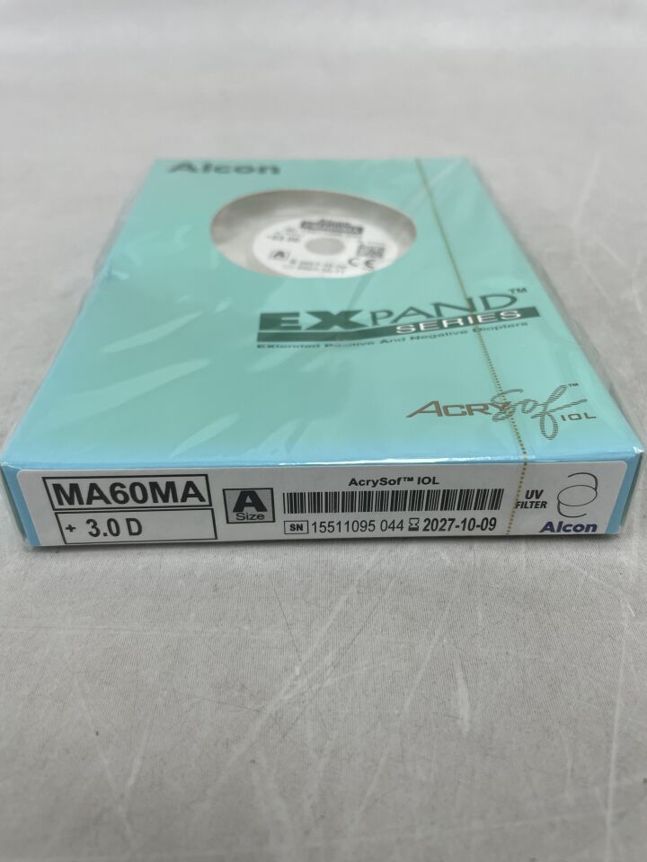 MA60MA.030 - ALCON - EXPAND Acrylic Multi-Piece IOL, 3.0D, (BX/1) - ( Expiry Date: 2027-10-09 )