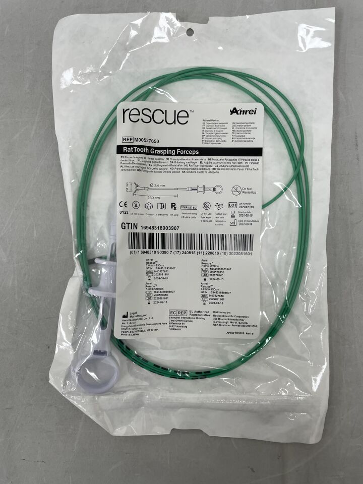 M00527650 - ANREI MEDICAL - Anrei Rescue Rat Tooth Grasping Forceps, (EA) - ( Expiry Date: 2024-08-15 )