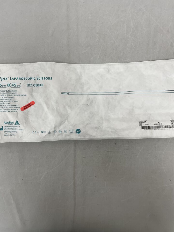 CB040 - APPLIED MEDICAL RESOURCES - Direct Drive Laparoscopic Scissors: 5mm x 45cm, (EA) - ( Expiry Date: 2024-12-13 )