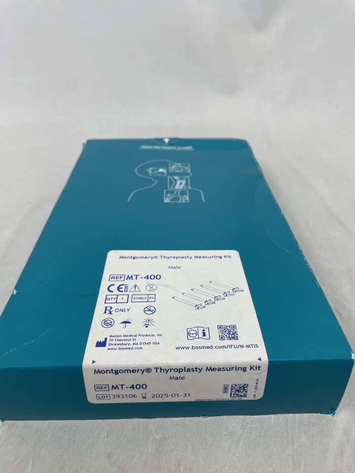 MT-400 - BOSTON MEDICAL - Montgomery Thyroplasty Measuring Kit, Male, (BX/1) - ( Expiry Date: 2025-01-31 )