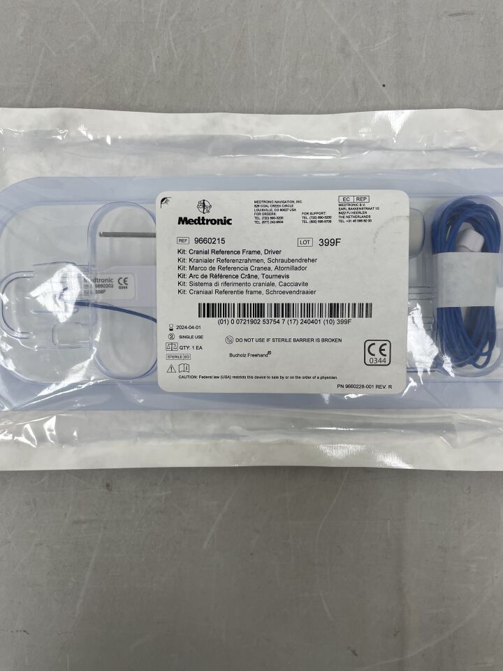 9660215 - MEDTRONIC - Kit: Cranial Reference Frame, Driver, (EA) - ( Expiry Date: 2024-04-01 )