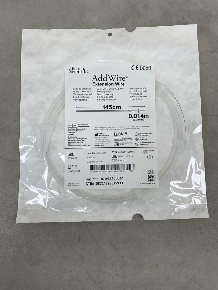2215001 - BOSTON SCIENTIFIC - AddWire Extension Wire - .014'' x 145cm, () - ( Expiry Date: 2024-02-29 )