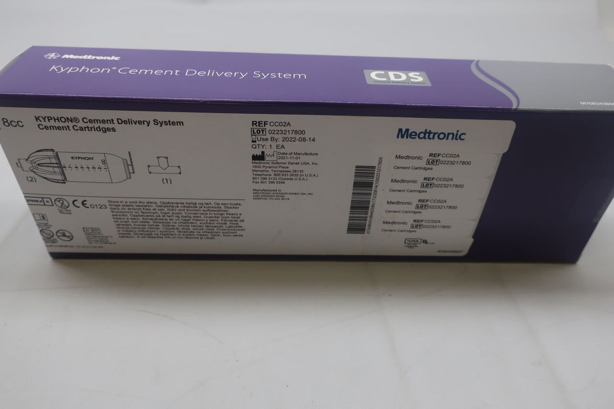 CC02A - MEDTRONIC - Kyphon Cement Delivery Cartridges, (BX/1)