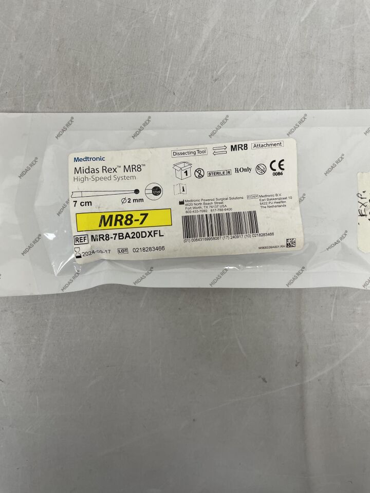 MR8-7BA20DXFL - MEDTRONIC - midas rex mr8 7cm ball dxfl 2mm, (EA) - ( Expiry Date: 2024-09-17 )