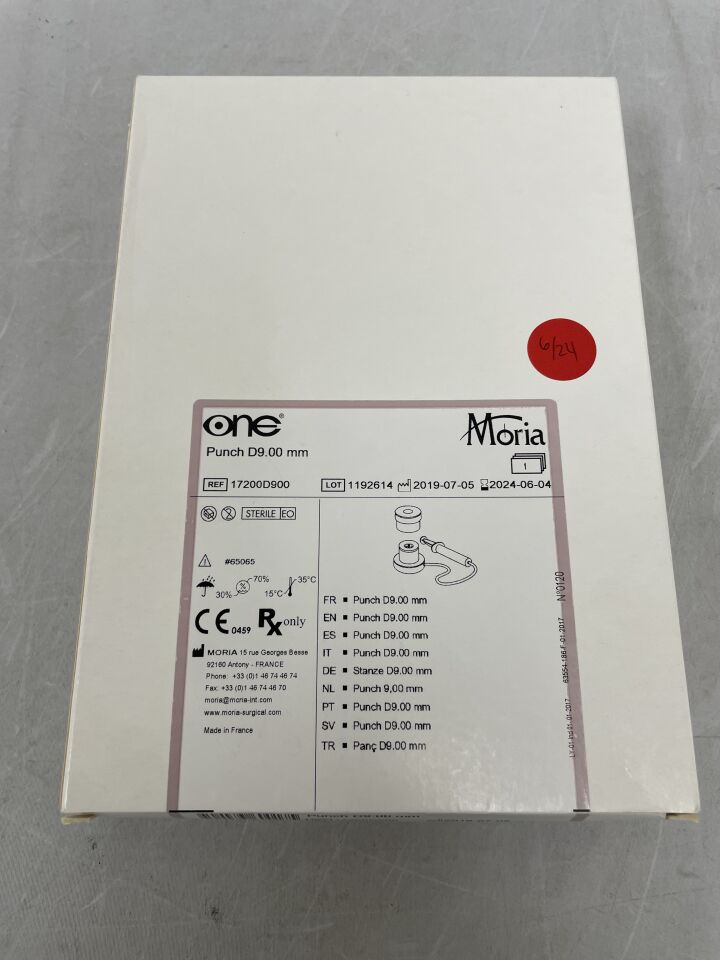 17200D900 - MORIA - Punch D9.00mm , (BX/1) - ( Expiry Date: 2024-06-04 )