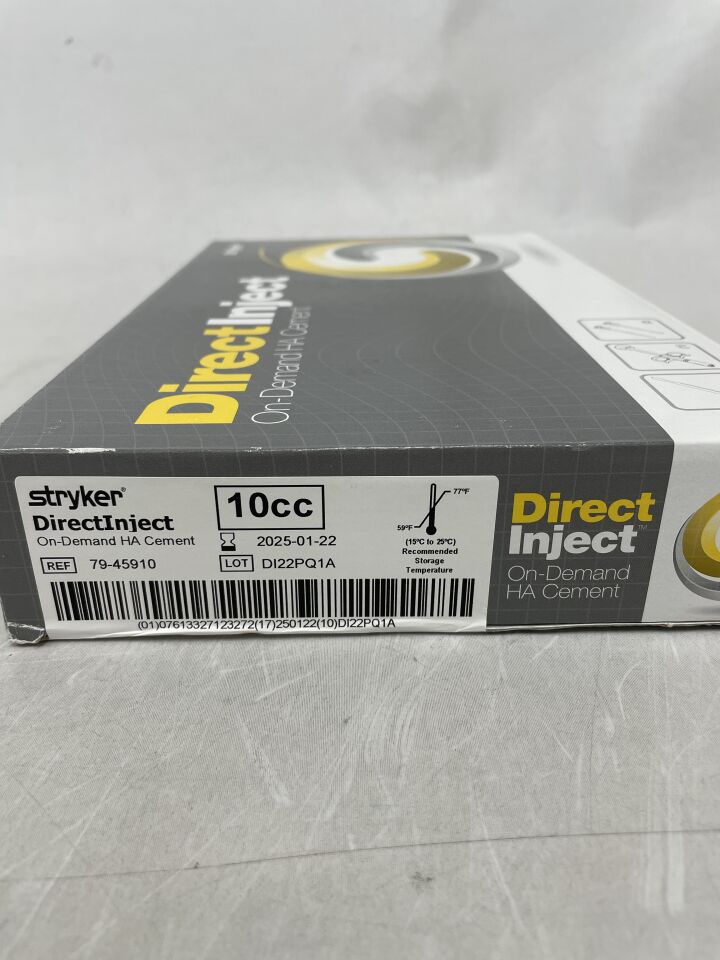79-45910 - STRYKER - DirectInject On-Demand HA Cement, 10cc, (BX/1) - ( Expiry Date: 2025-01-22 )