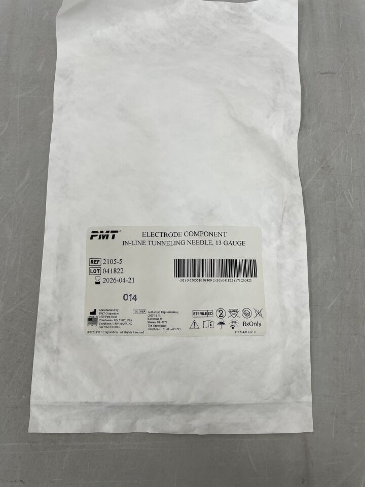 2105-5 - PMT - Electrode Accessory In-Line Tunneling Needle 12 Gauge , ( EA ) - ( Expiry Date : 2026-04-21 )