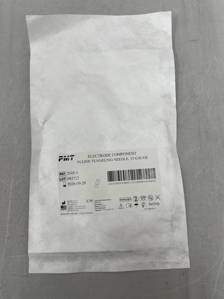 2105-5 - PMT - Electrode Accessory In-Line Tunneling Needle 12 Gauge , ( EA ) - ( Expiry Date : 2026-09-29 )
