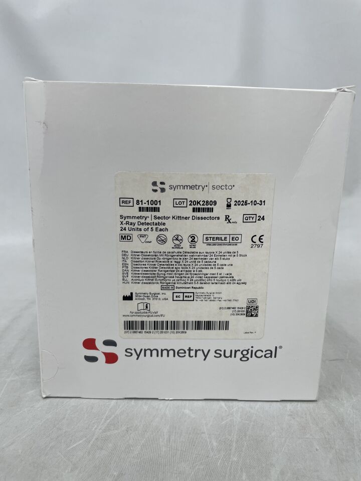 81-1001 - SYMMETRY SURGICAL - Secto Kittner Dissectors, (5 Per Pack) , ( BX/24 ) - ( Expiry Date : 2025-10-31 )