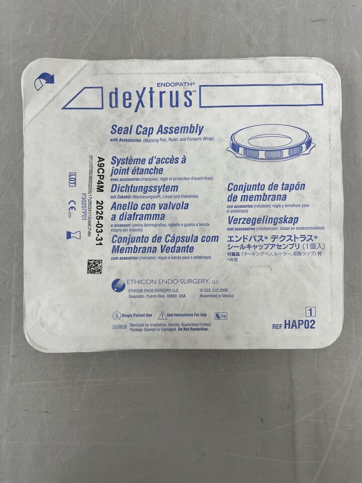 HAP02 - ETHICON - Endopath Dextrus Seal Cap Assembly with Accessory, (EA) - ( Expiry Date: 2025-03-31 )