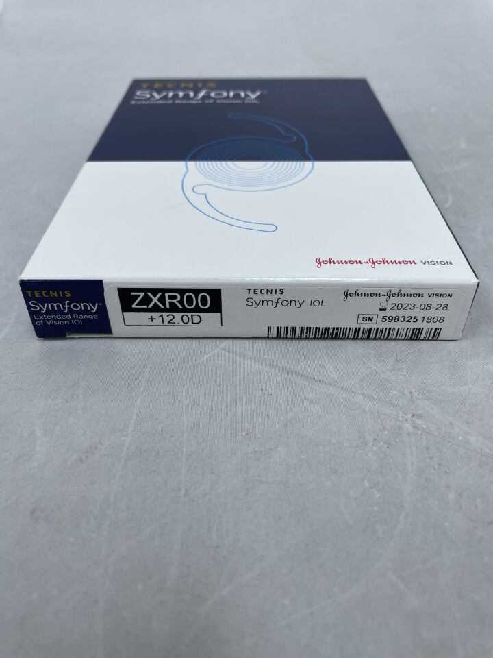 ZXR00U0120 - JOHNSON & JOHNSON - TECNIS Symfony Extended Range Vision IOL, +12.0D, (BX/1) - ( Expiry Date: 2023-09-04 )